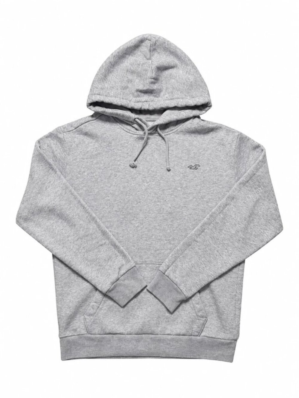 Hollister Light Gray Pullover Hoodie Men's Medium